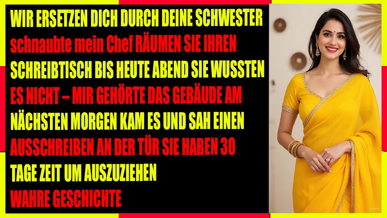 Meine Familie Feuerte Mich Für Meine Schwester – Doch Sie Wussten Nicht, Dass Ich Alles Besaß