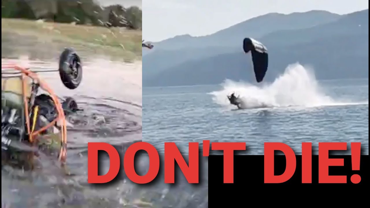 Risk Mitigation For Paramotor Operations On Water and Water Crash Video Reaction and Review