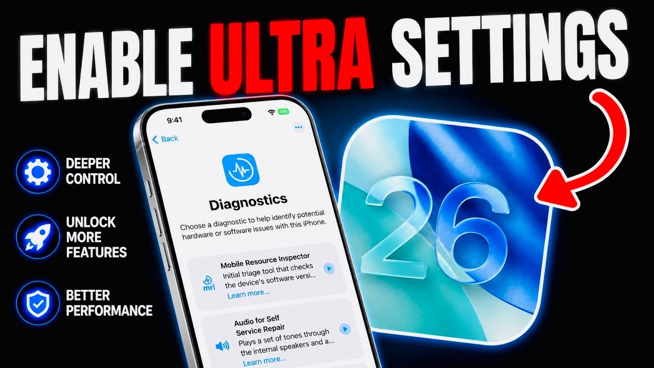 ULTRA Settings - Enable hidden Menu on iPhone! 