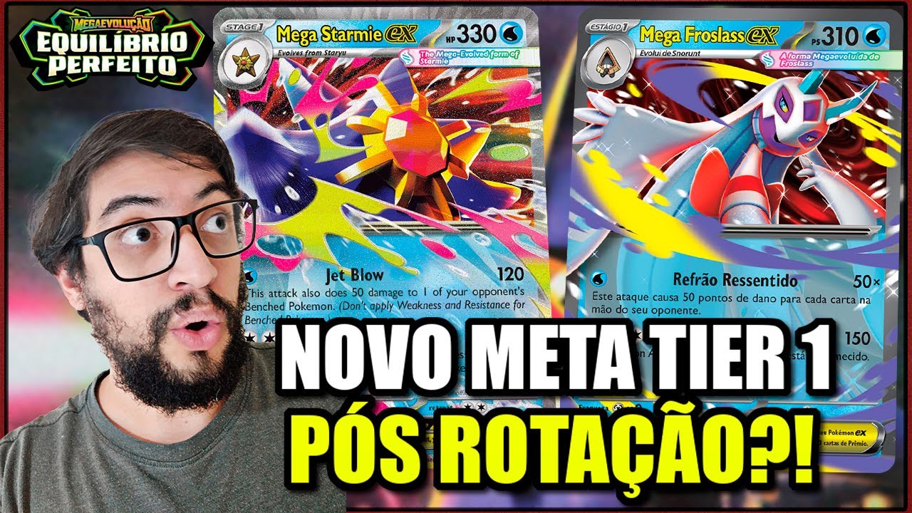 NOVO DECK Mega Starmie domina o meta no Japão pós-rotação | React Tabletop Pokémon TCG