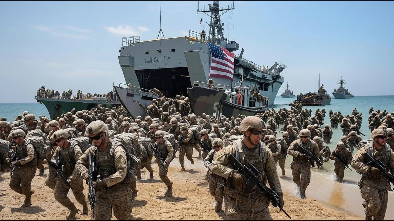 Venezuela Shocked! Thousands of U.S. Marines Arrive in the Southern Caribbean