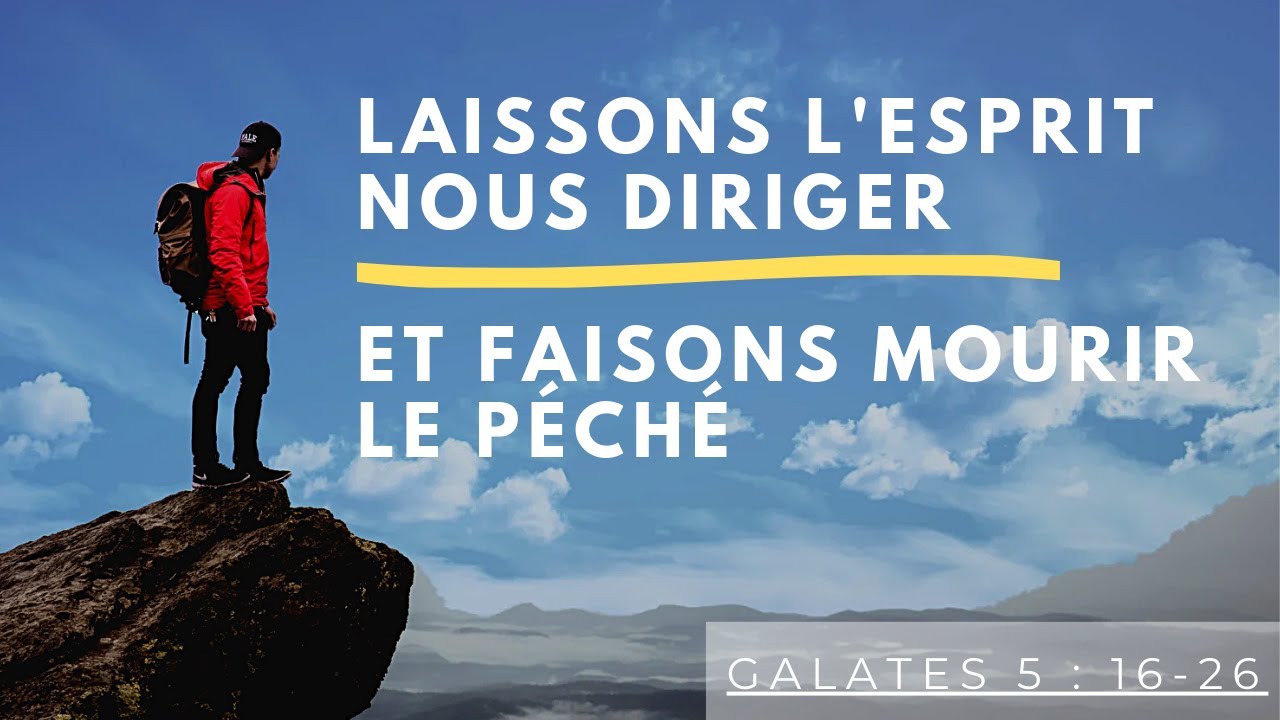 04 Janvier 2026 | Laissons l'Esprit nous diriger et faisons mourir le péché