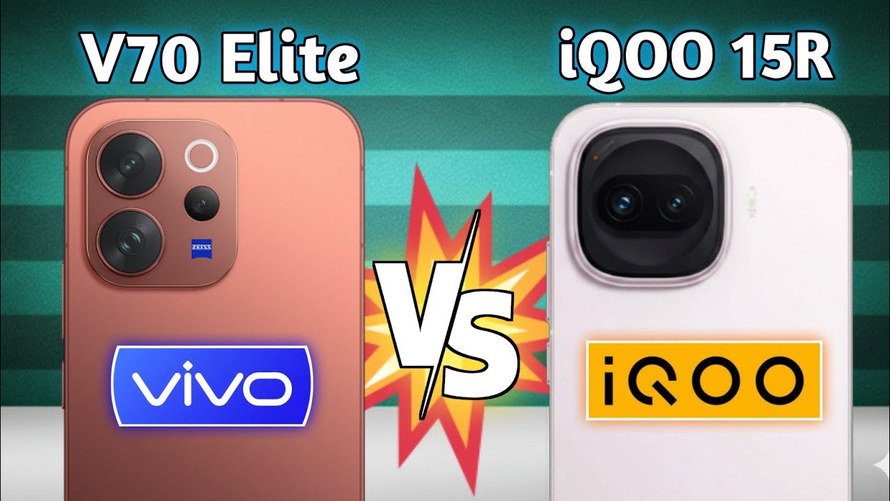 Vivo V70 Elite vs iQOO 15R 🔥 Full Specs Comparison | Camera, Performance & Battery 2026