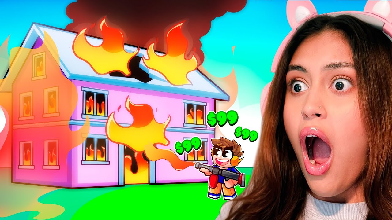 DESTRUÍ A CASA DA MINHA CRUSH NO ROBLOX!
