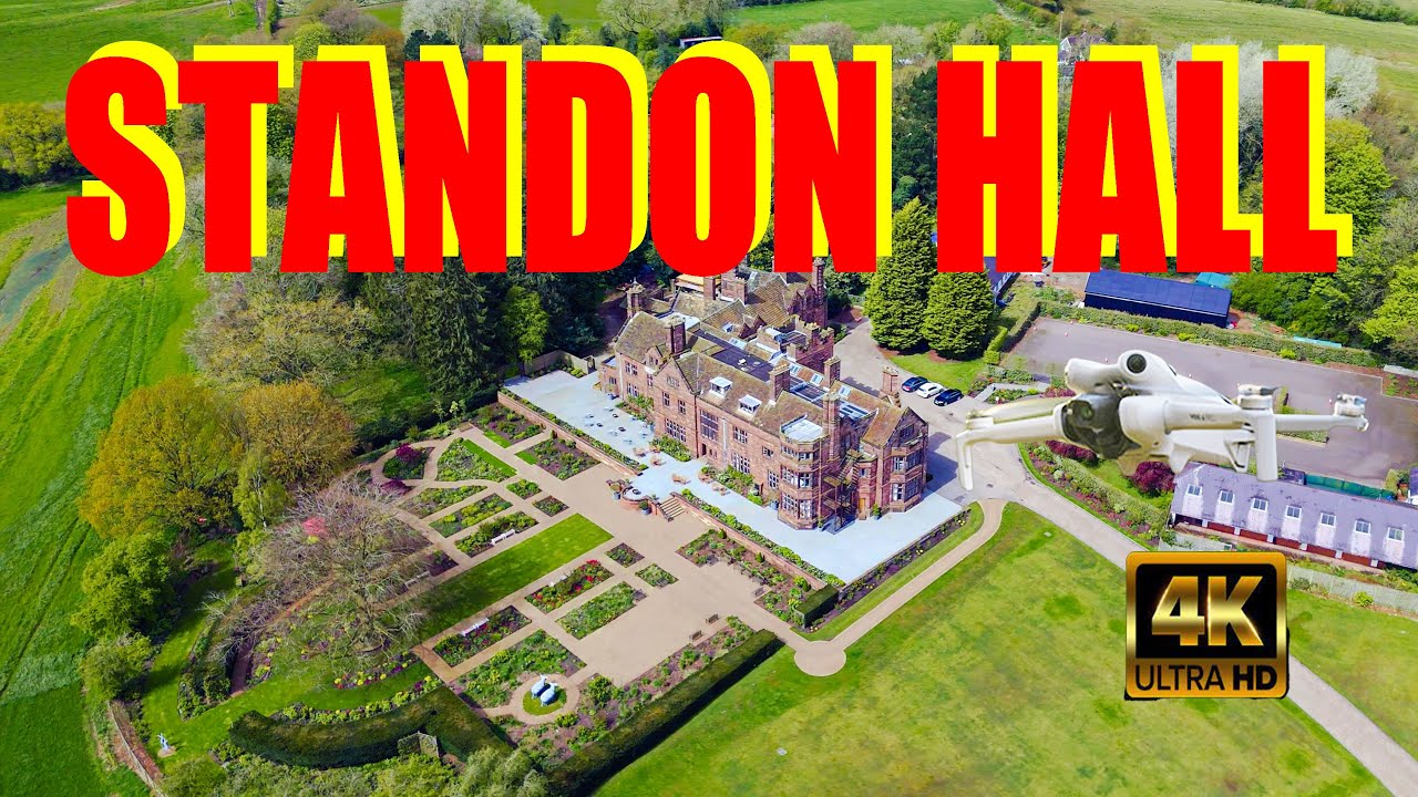 Standon Hall history of beautiful wedding venue with DJI mini 4 Pro drone footage and narration 2024