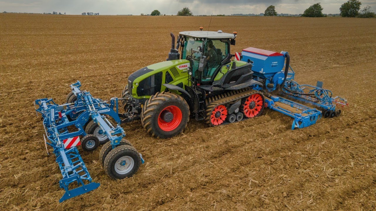 CLAAS AXION 960 TERRA TRAC🚜 / LEMKEN 6 M  💪