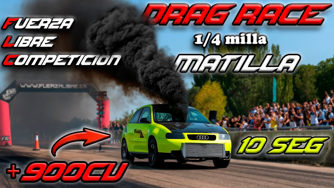 DRAG RACE en Matilla 🏁🏎️FUERZA LIBRE COMPETICIÓN 🏎️ Octubre 25 📅
