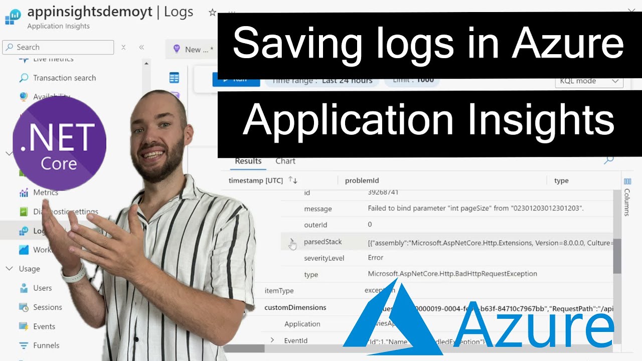 .NET Saving Logs In Azure Application Insights - Serilog