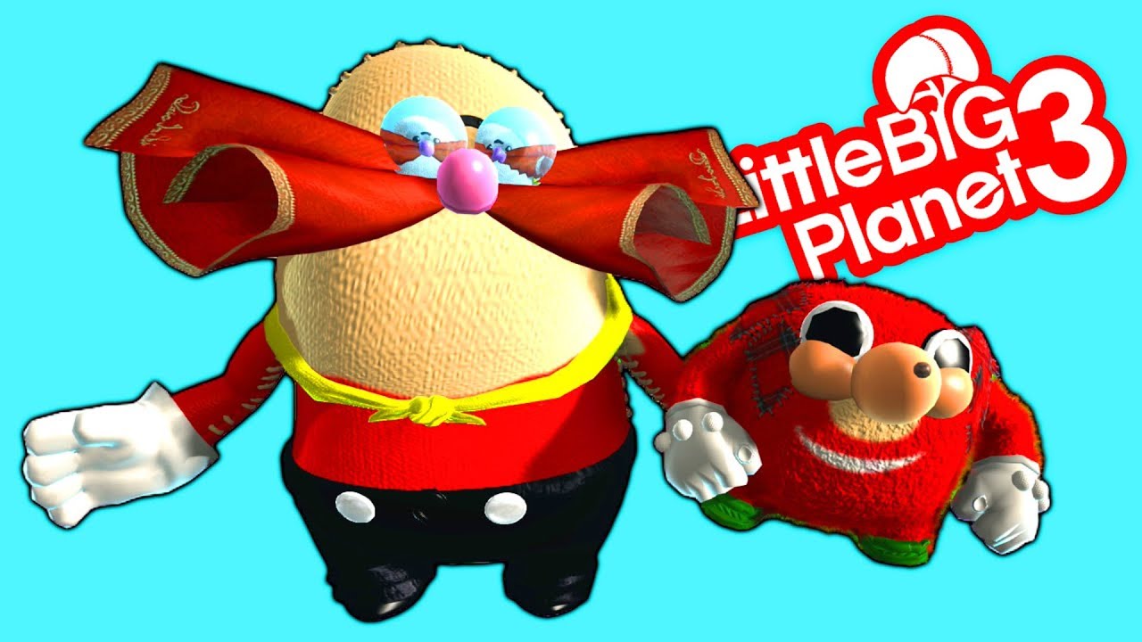 Doctor Eggman & Ugandan Knuckles Play Toggle's Cold Rush - LittleBigPlanet 3 PS4 Gameplay