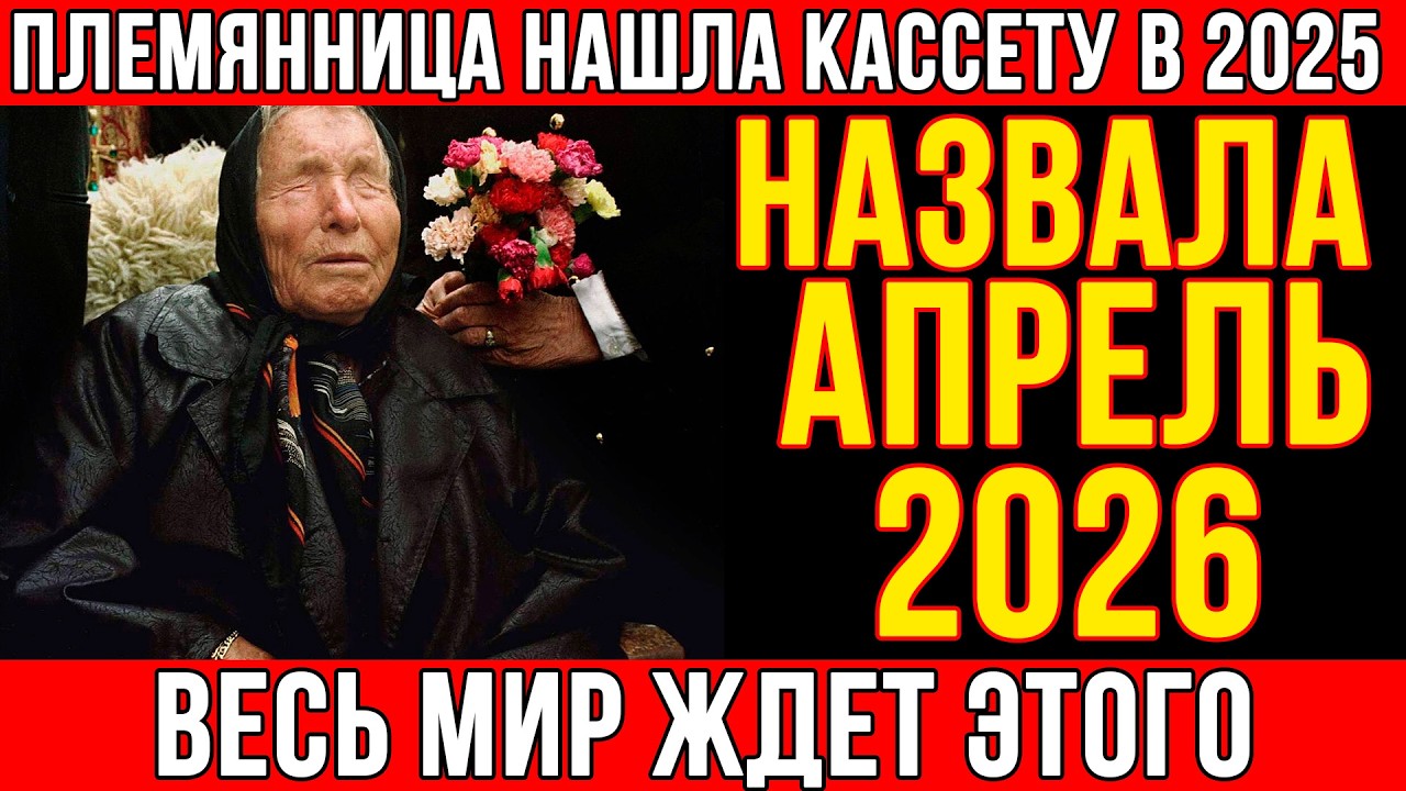 ВАНГА НАЗВАЛА ДАТУ КОНЦА ВОЙНЫ — племянница молчала 30 лет, кассета найдена в две тысячи...