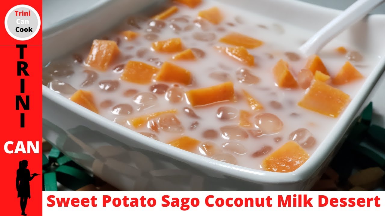 SWEET POTATO SAGO /TAPIOCA COCONUT MILK DESSERT (#57)
