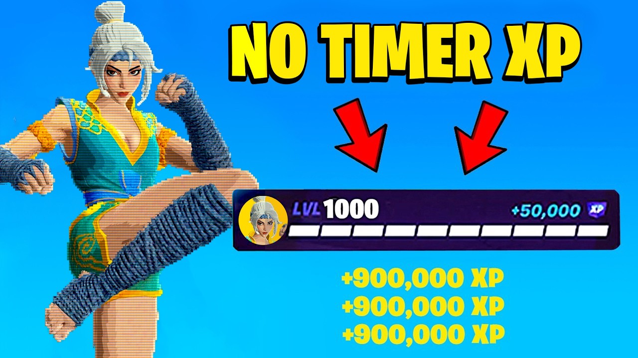 Лучшая AFK карта на опыт в Fortnite: быстрое повышение уровня в 4 сезоне 7 главы (302 000 XP!)