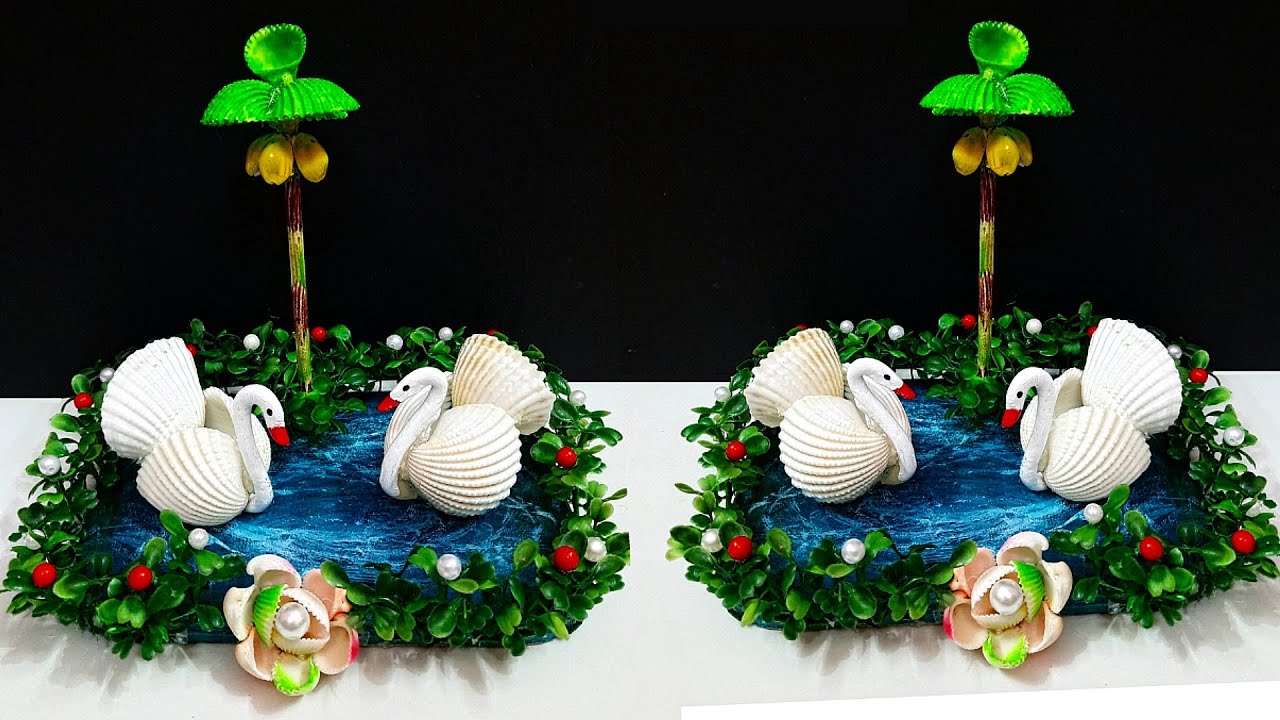 DIY Showpiece made with Sea shell for home decor | Seashell craft idea for home decoration