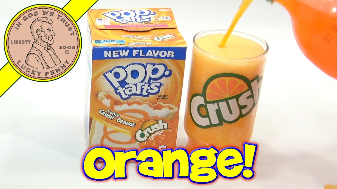 Orange Crush Pop Tarts & Orange Crush Soda