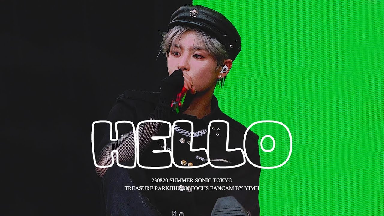 230820 SUMMER SONIC TOKYO 썸머소닉 - HELLO | 트레저 지훈 직캠 TREASURE JIHOON Focus