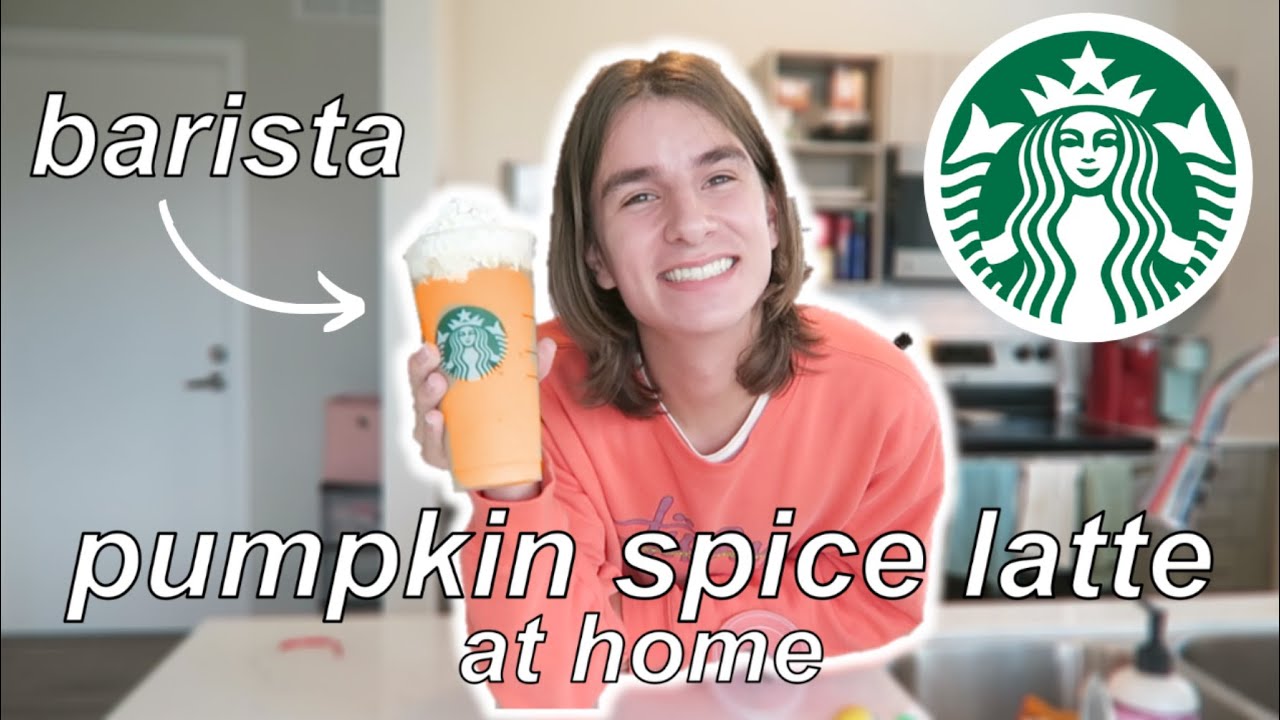 How To Make A Starbucks Pumpkin Spice Latte At Home // by a barista