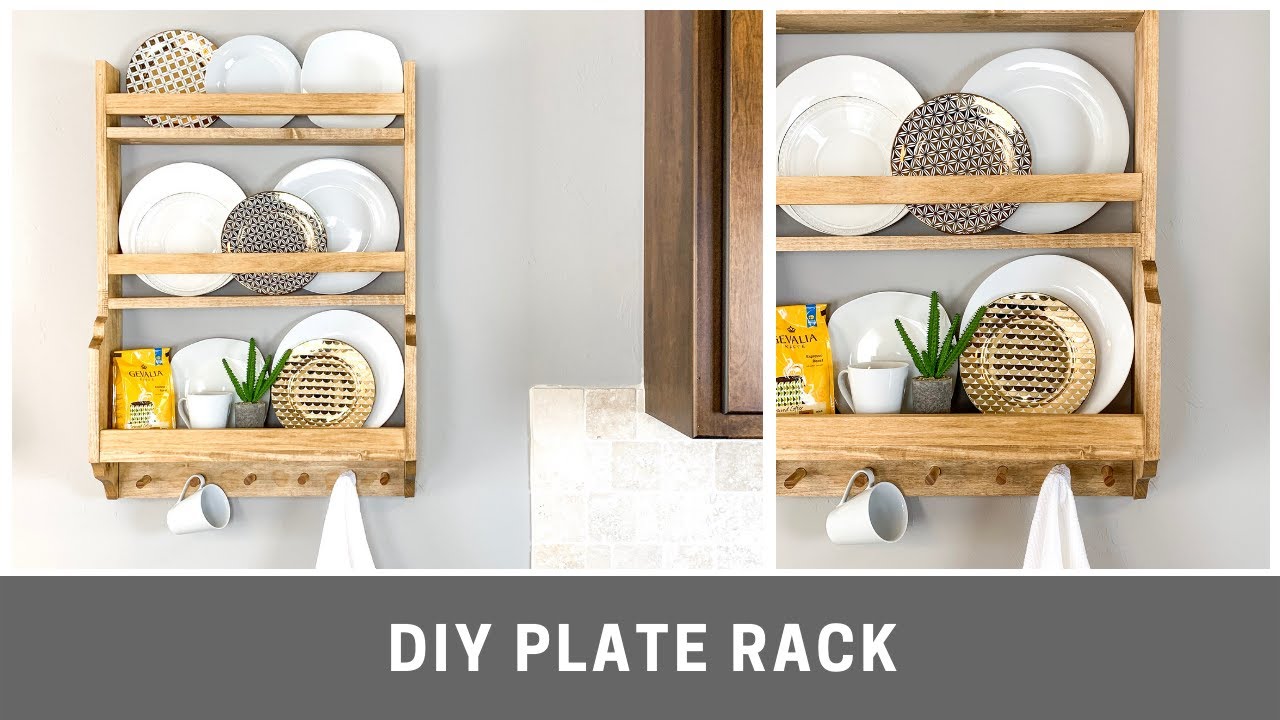 DIY Plate Rack