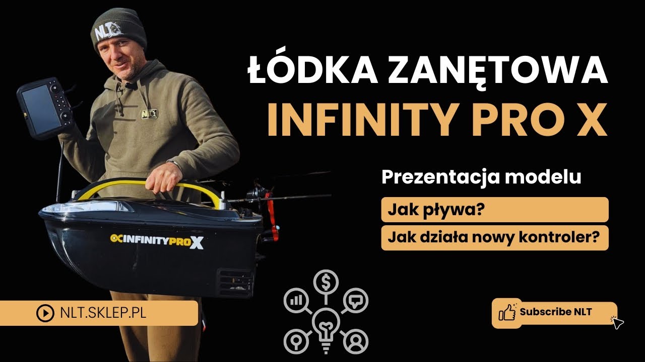 Łódka zanętowa Infinity Pro X - prezentacja, pierwsze użycie NLT.SKLEP.PL