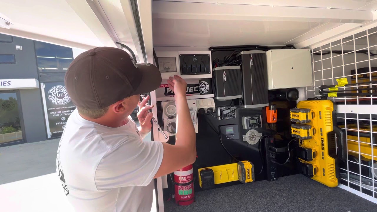 TP96 pro trade series tradesman trailer loaded up - uprising engineering!