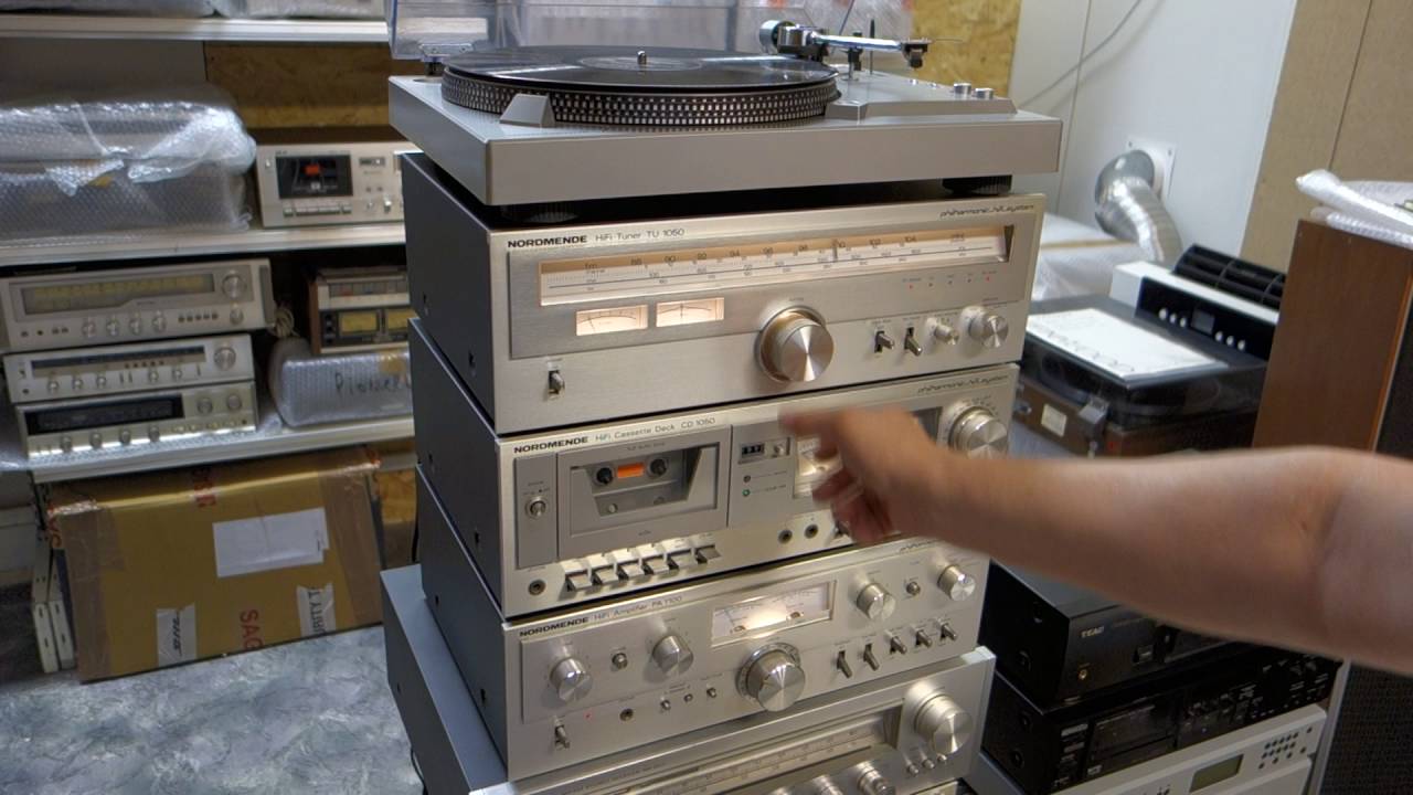 Nordmende Philharmonic Hi-Fi system PA-1100 TU-1050 CD-1050 RP-1100