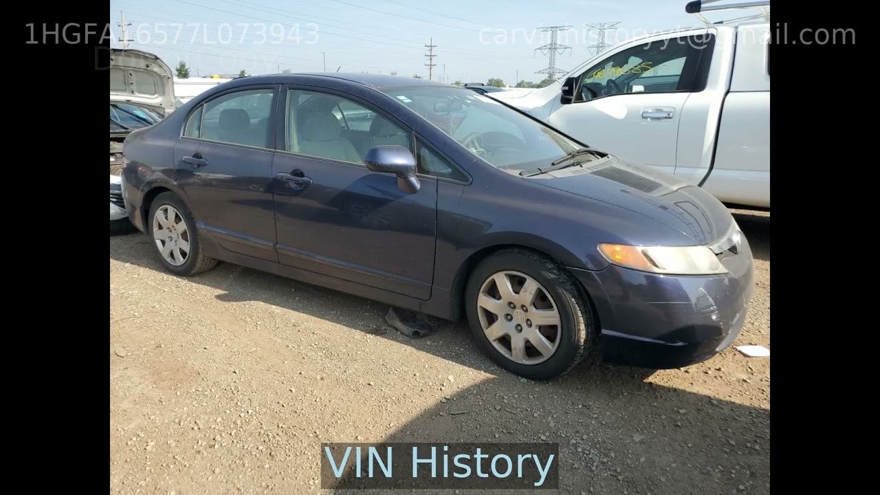 2007 Honda CIVIC 1HGFA16577L073943