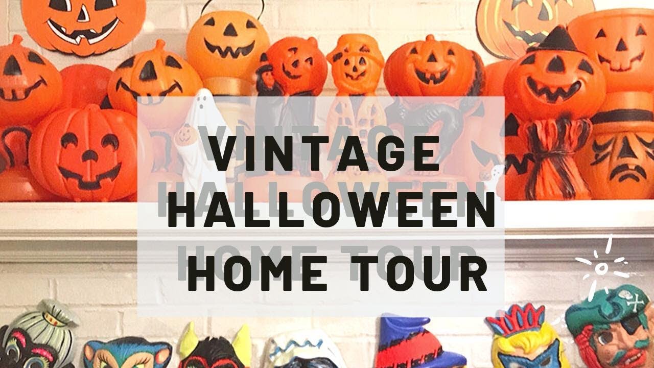 Vintage Halloween Decor Home Tour l Beistle, Blow Molds, Pyrex & More!