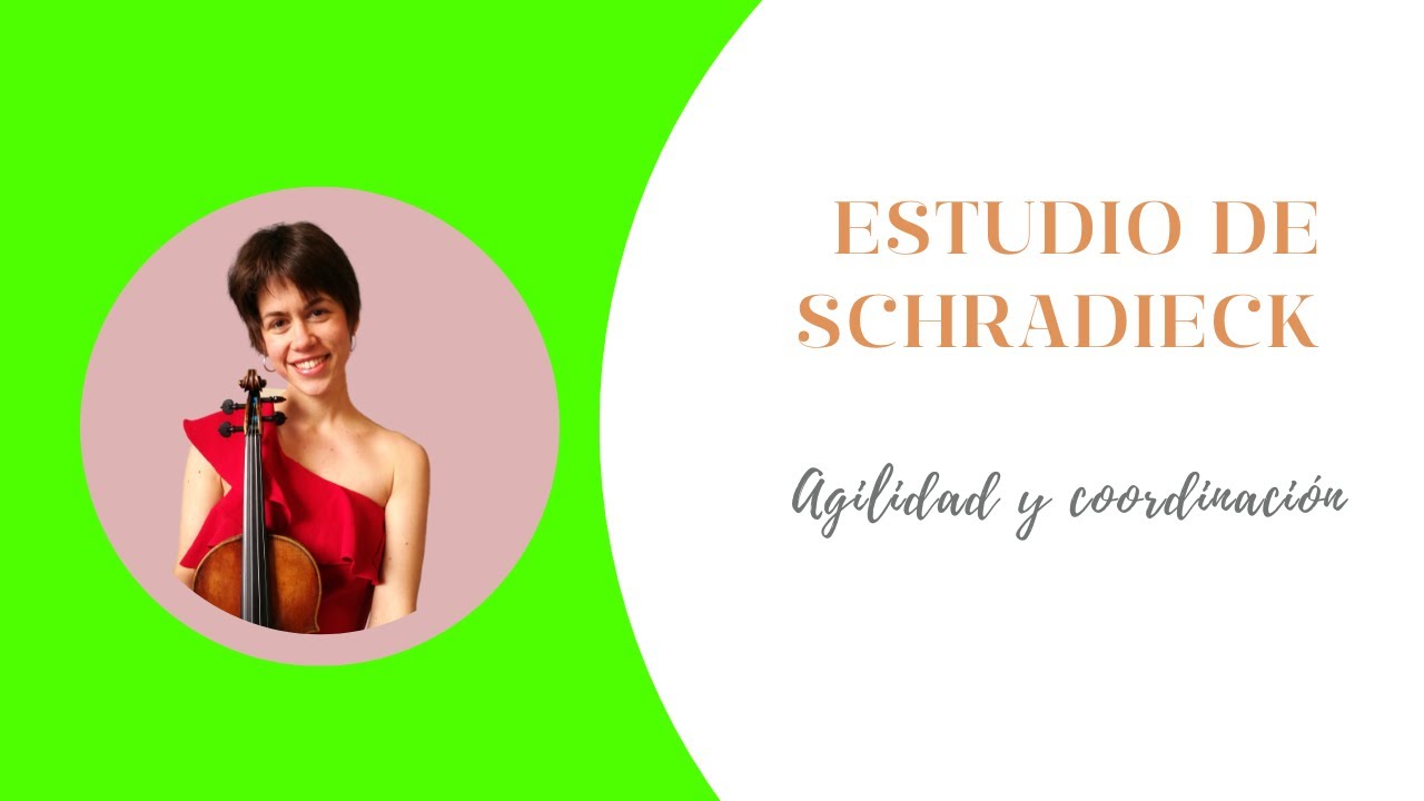 Estudios de Schradieck en el viol&iacute;n