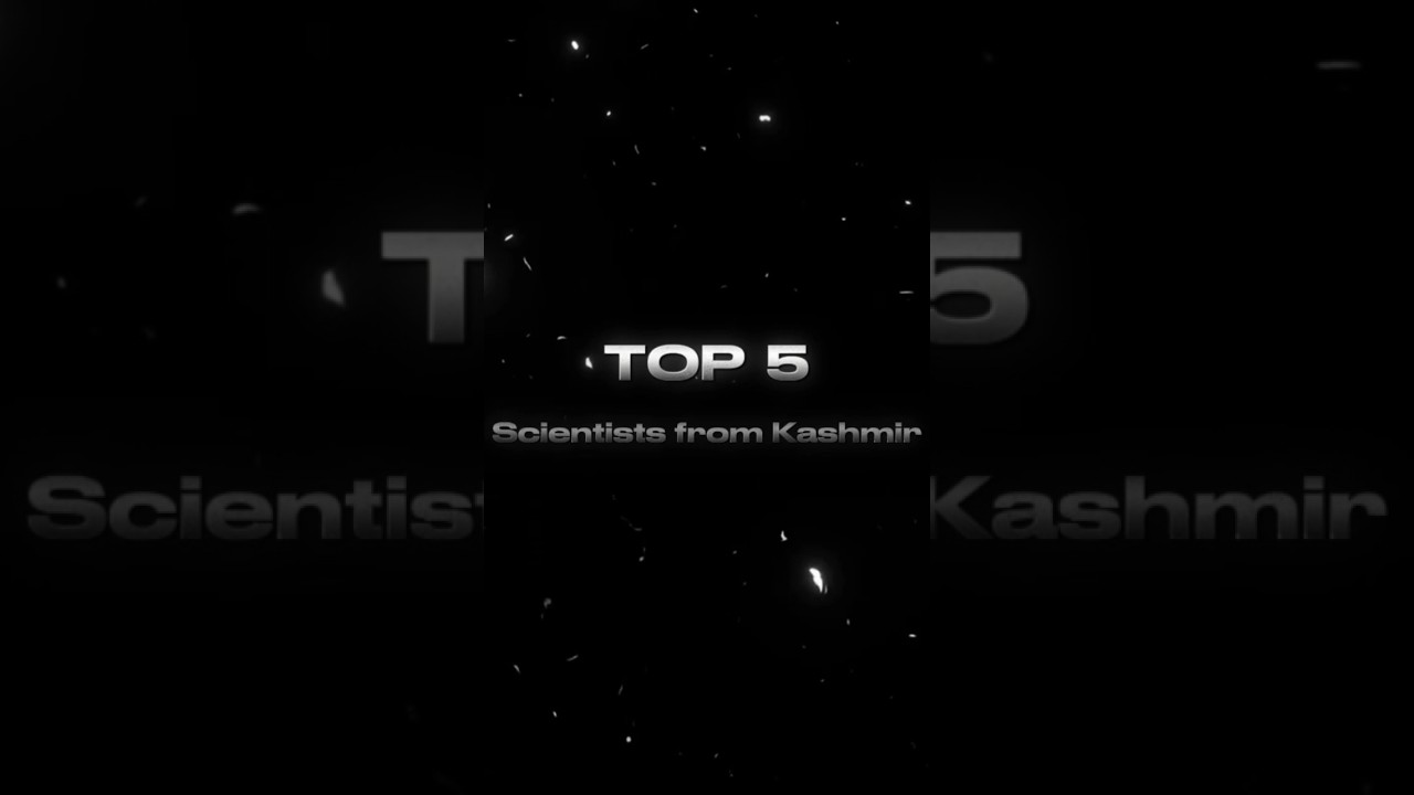 Top 5 scientist from Kashmir #shorts