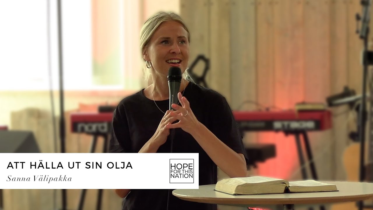 Lovsång och tillbedjan: att hälla ut sin olja - seminarium av Sanna Välipakka
