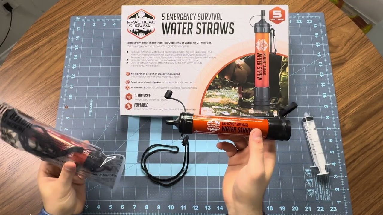 Water Filter Straws 5pk REVIEW