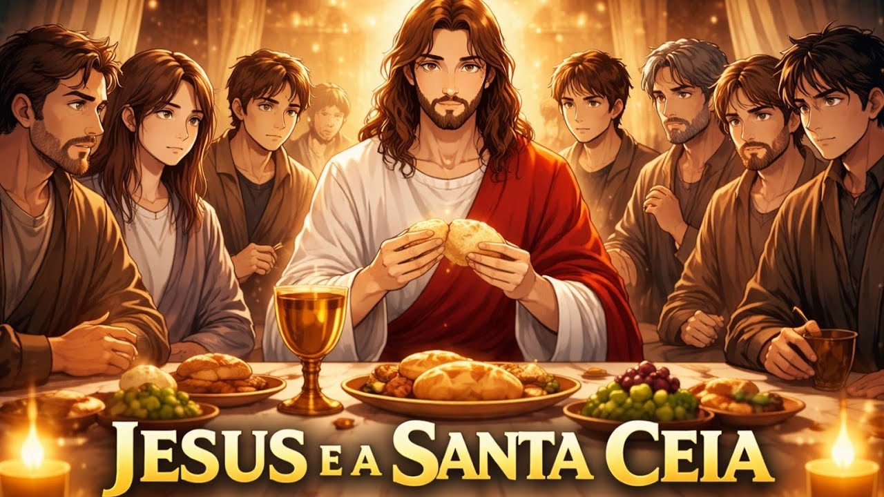 A Última Ceia: O Sacrifício Que Mudou a História #SantaCeia #JesusCristo #Evangelho #Biblia #fe