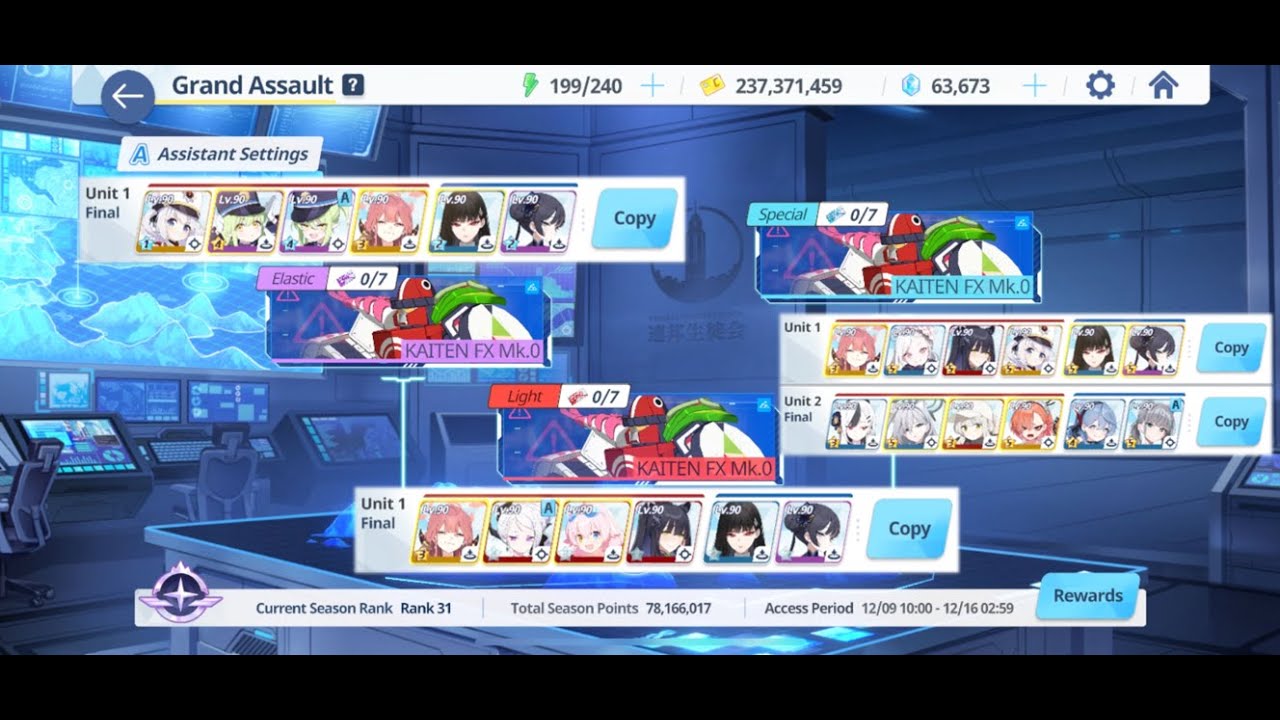 [Blue Archive] Grand Assault Kaiten FX (Outdoor) All Colors Insane