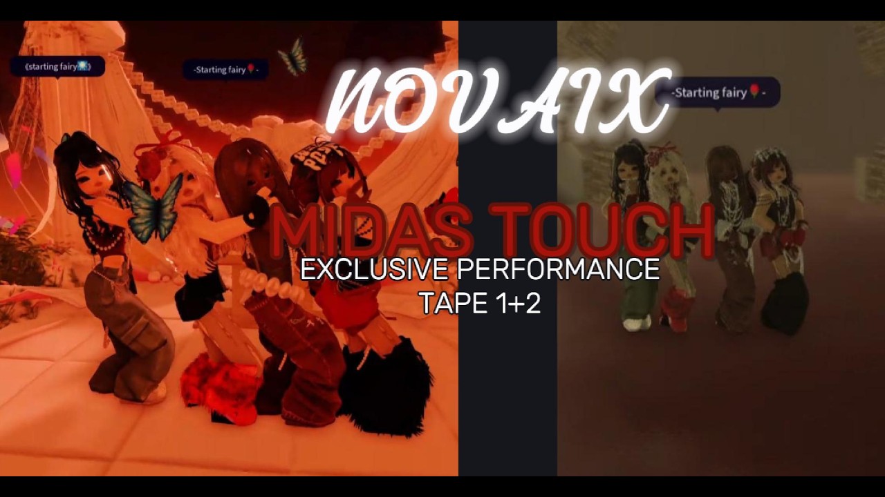 NOVAIX-Exclusive performance: 1 & 2 | Both recordings of NOVAIX 'Midas Touch' Exclusive performance