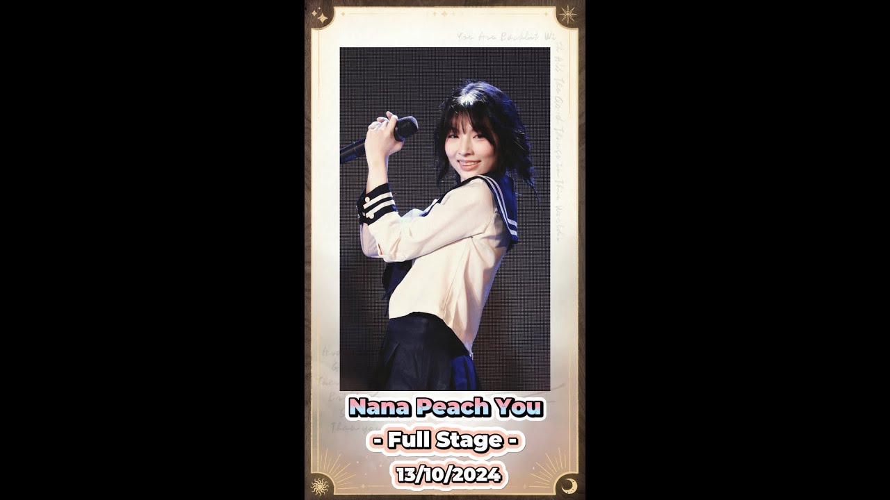 20241013 [4K] [Fancam] Nana Peach You - Full Stage @ ICHIBAN IDOL! VOL.1