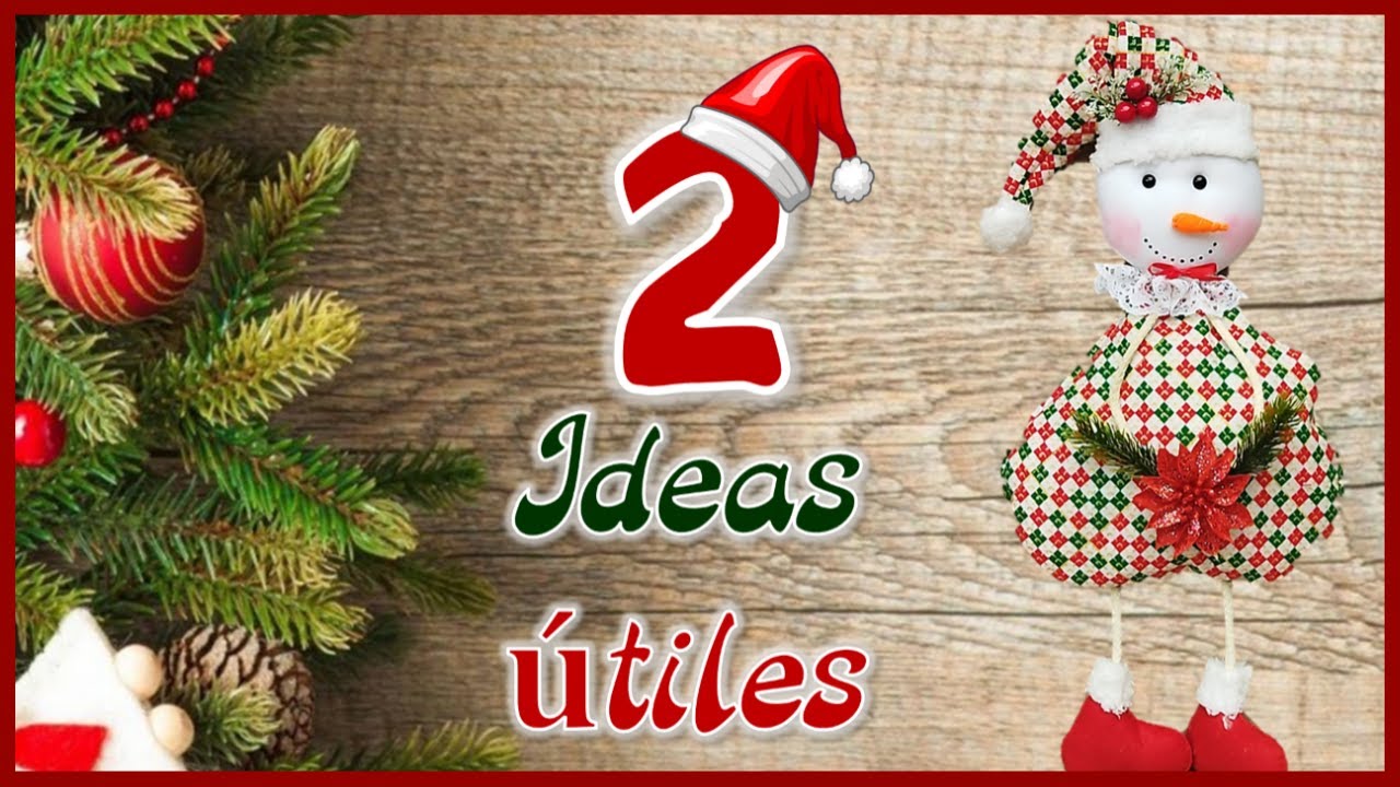 2 IDEAS NAVIDEÑAS ÚTILES PARA LA COCINA - Christmas crafts for the kitchen - Manualidades de Navidad