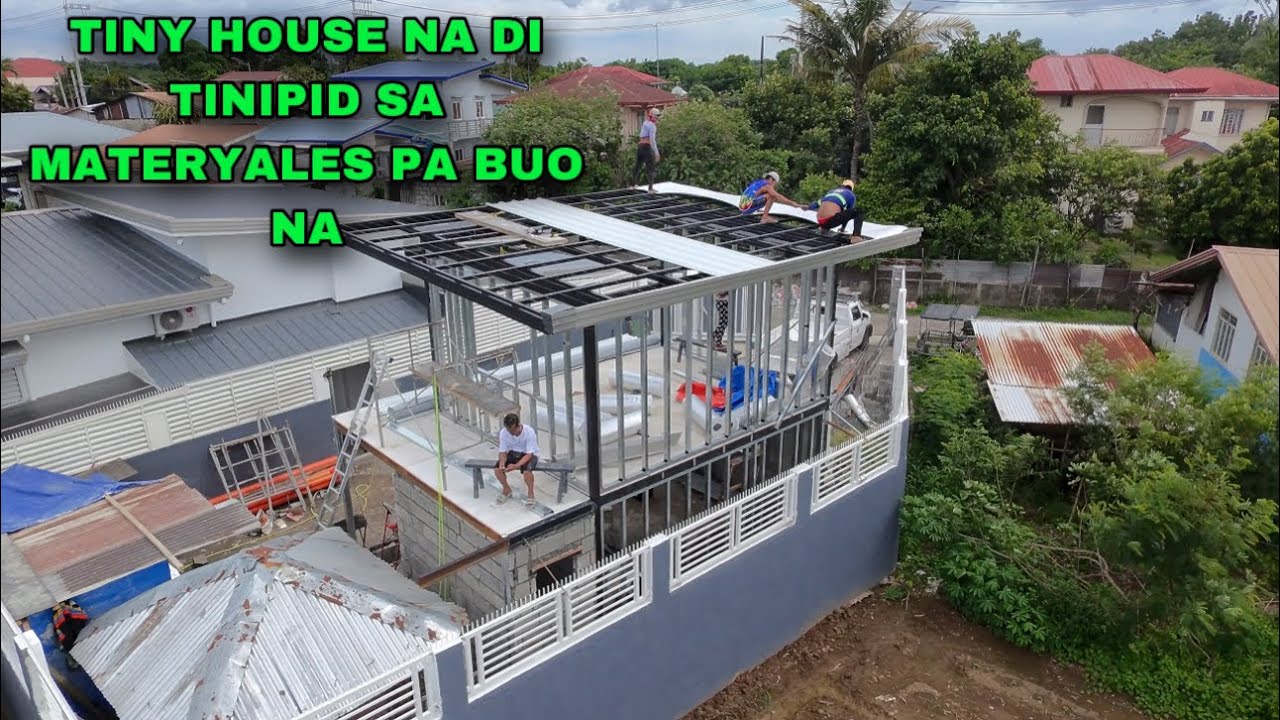 TINY HOUSE NA DI TINIPID SA MATERYALES MALAPIT NG MABUO(BULACAN PROJECT)