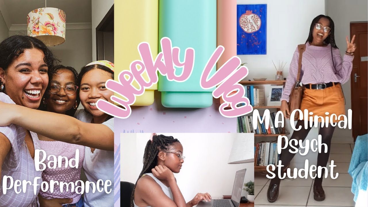 Uni Diaries: My first week as a Clinical Psychology Master's Student|| UCT || South African Youtuber