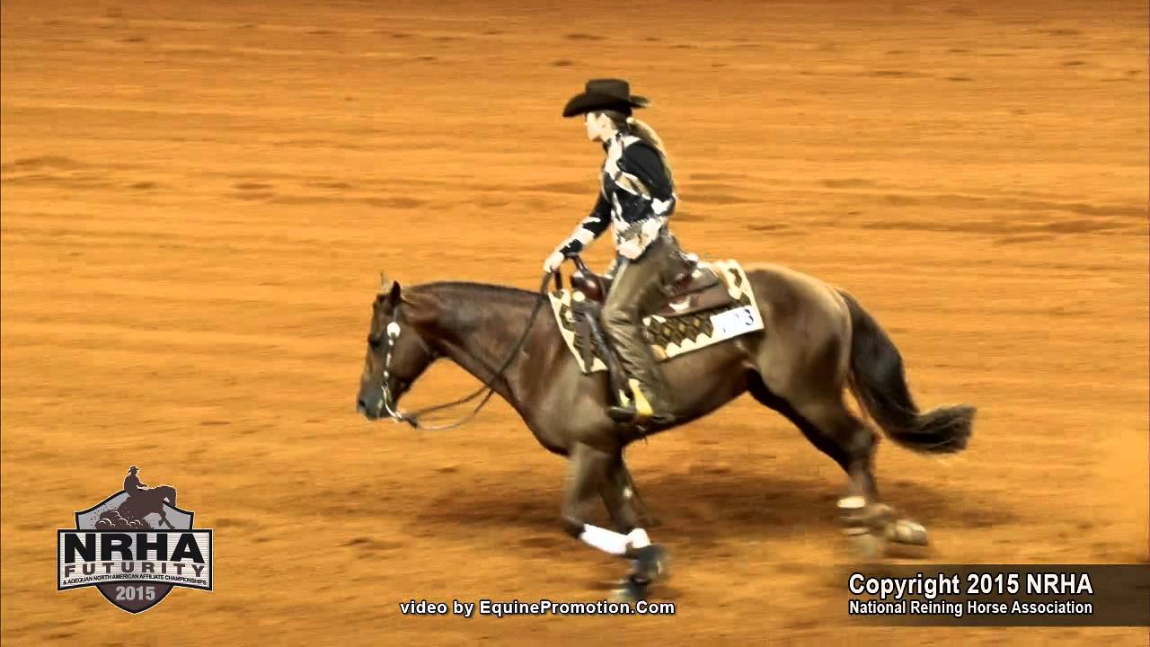 Chic Dreamin ridden by Taylor A Zimmerman  - 2015 NRHA Futurity