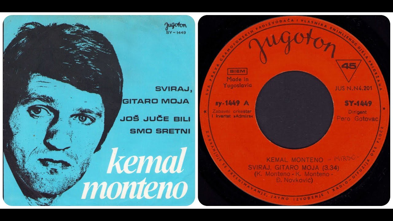 Kemal Monteno - Sviraj, gitaro moja -1969- /Vinyl-SP/ mono *rare*