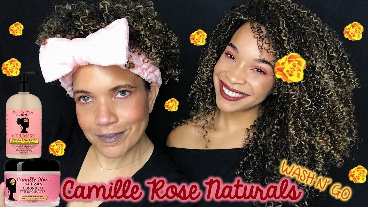 Camille Rose Naturals Wash n’ Go | Масло для завивки и кудри Almond Jai
