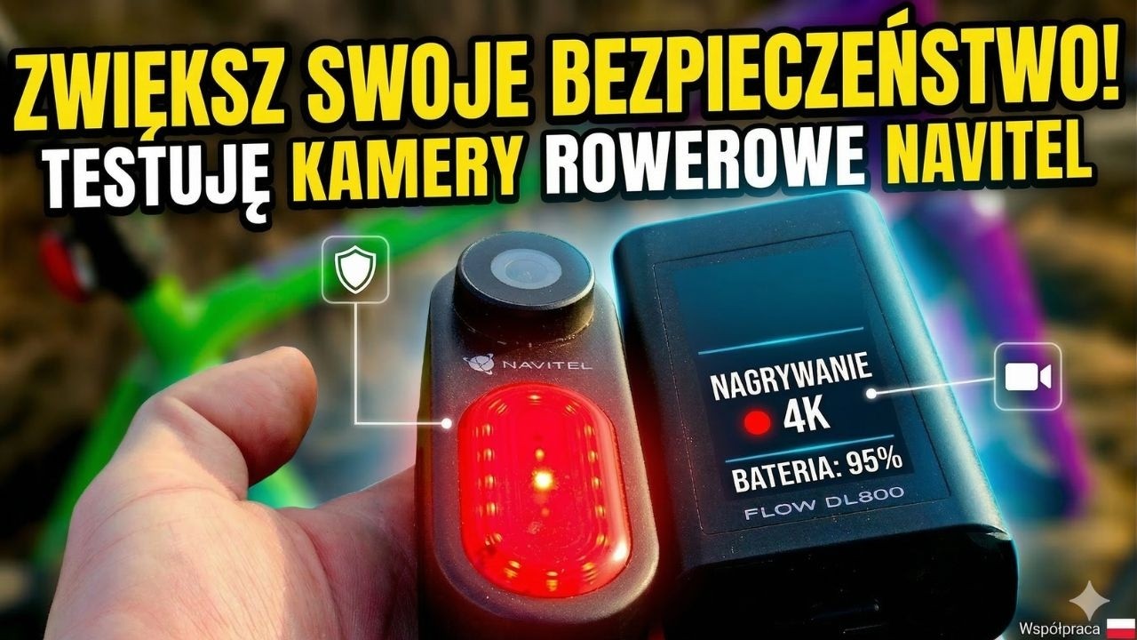 Test kamer rowerowych Navitel BL800 i DL8000