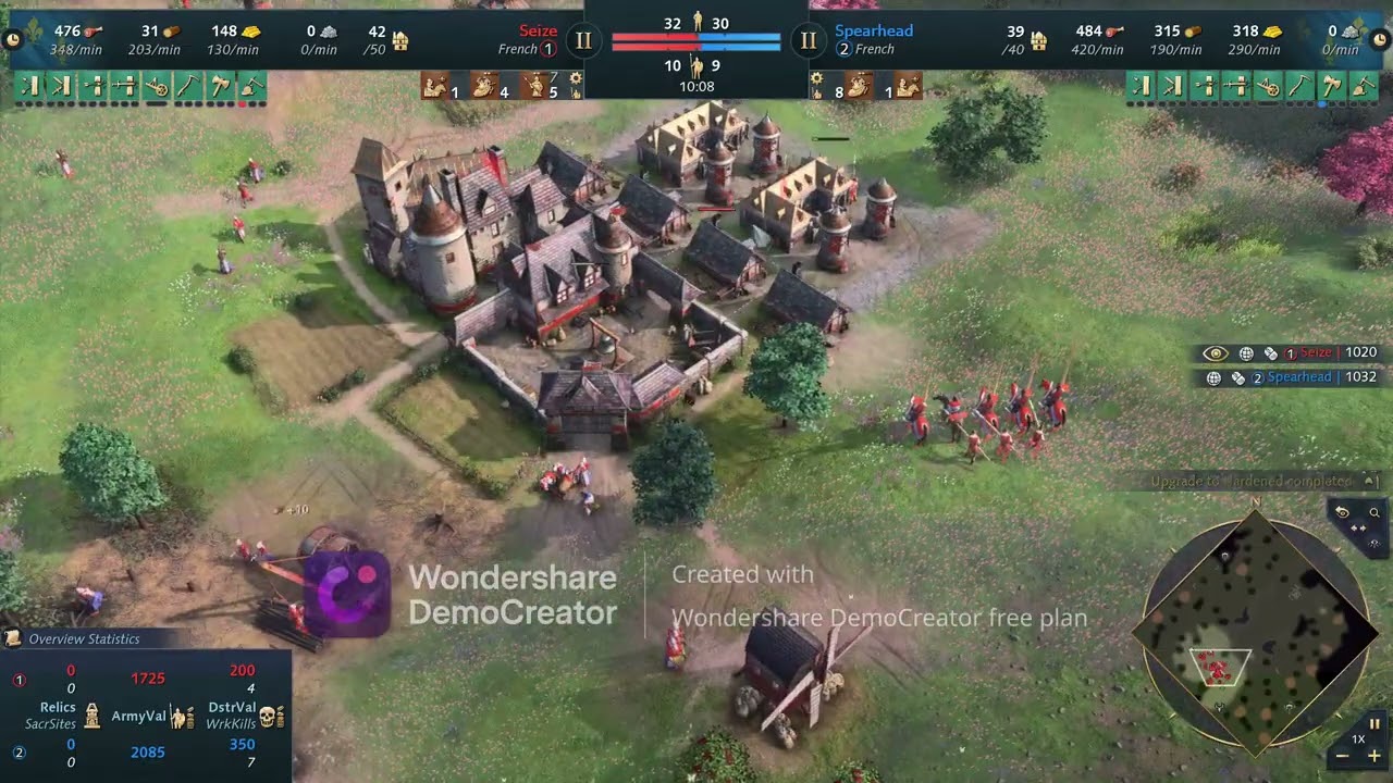Age of Empires IV French Fury Ranked Aggression with French Knights
