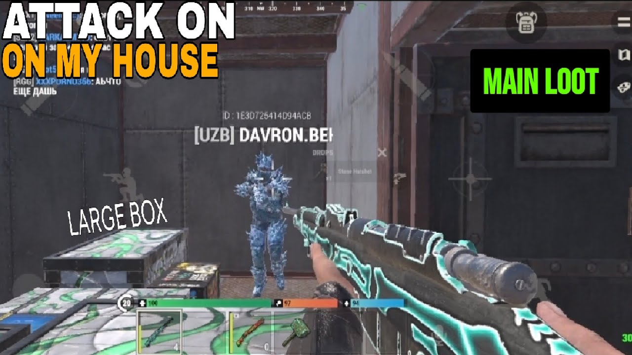 ATTACK ON MY HOUSE in Oxide Survival Island