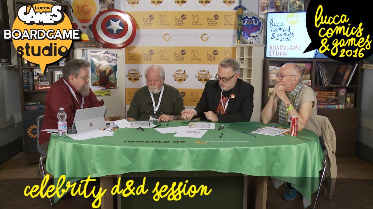 [Lucca Comics & Games] Boardgame Studio: Celebrity D&D session