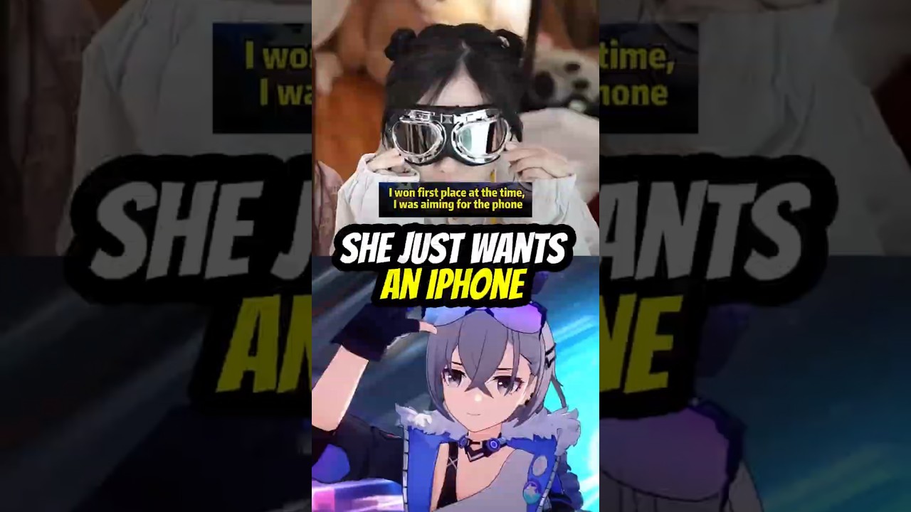 She just wanted a new iphone but ended up as Silverwolf VA | Honkai Star Rail