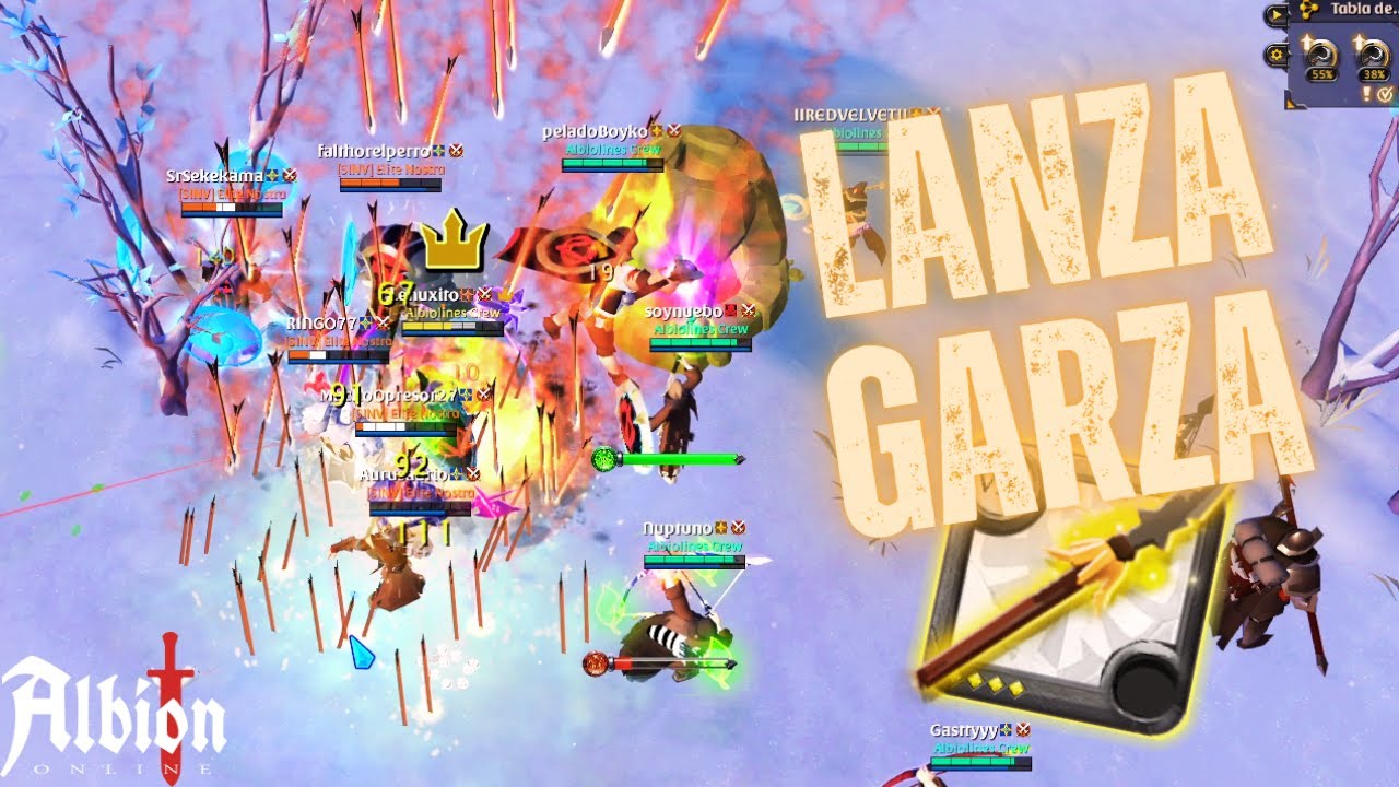 PVP con LANZA GARZA | Highlights#105 | Albion Online