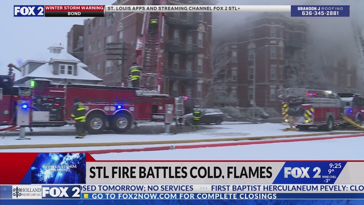 Fire damages Central West End apartment buildings, dozens displaced