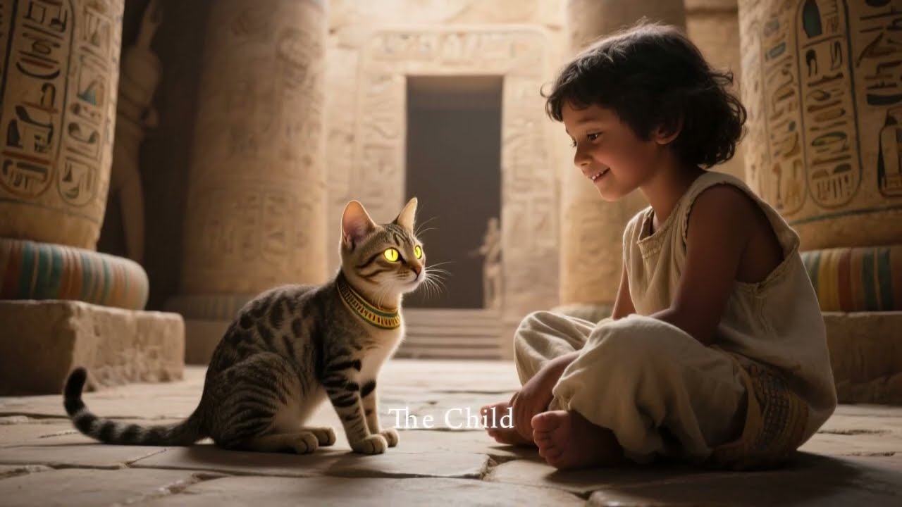 The sacred pharaonic cat