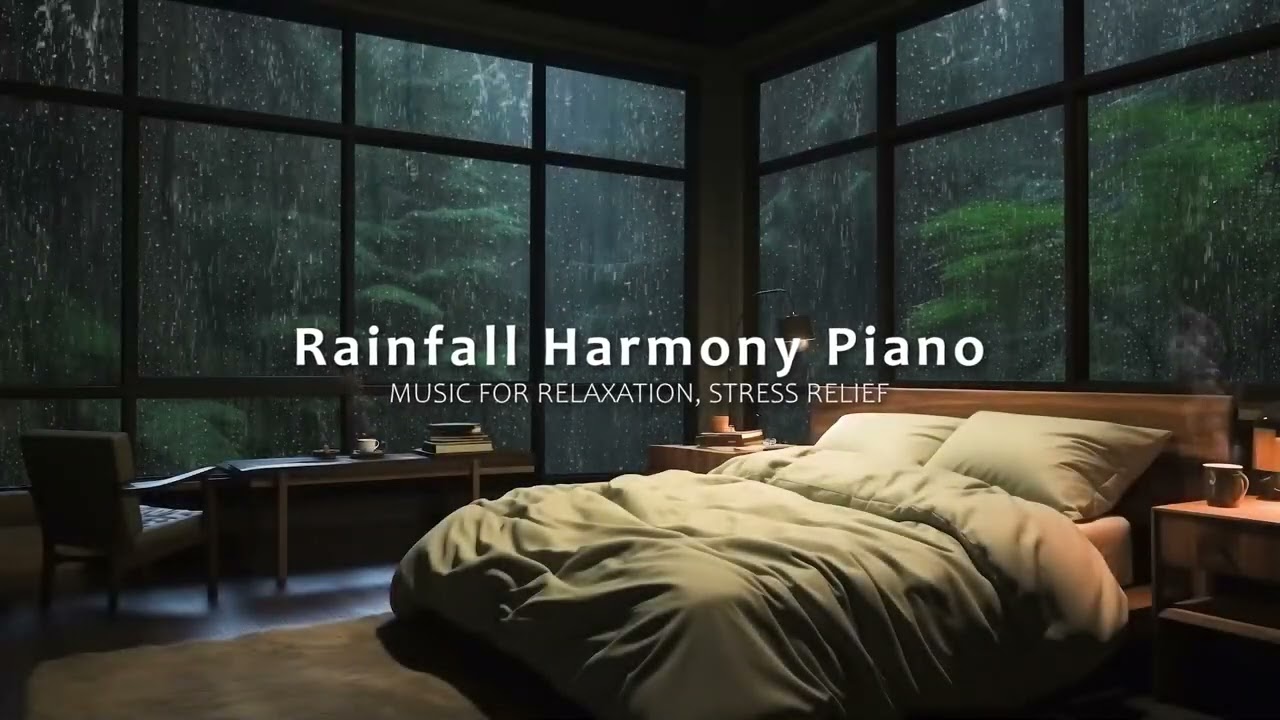 Calming Sleep Music with Gentle Rain Sounds to Quiet the Mind and Ease Anxiety