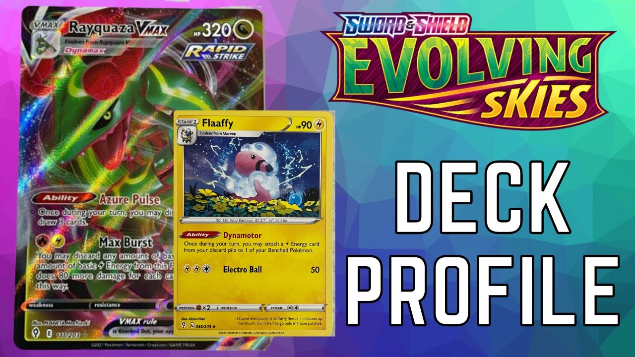 NEW Rayquaza Vmax Deck Profile | Pokemon TCG Evolving Skies
